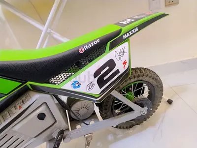 Kids Razor Electric Dirt Bike - Green, Good Condition