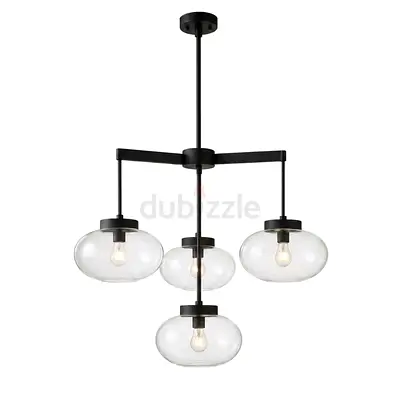 Julian Black Chandelier Small