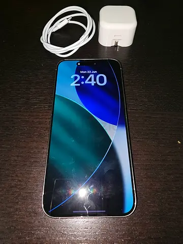 Iphone 15 pro max 256 LLA Dual physical sim just Display msg battery 89% health conditon 10/9.5