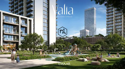Waterfront 2BHK | Valia Tower | Creek & Skyline Views | Pool Access