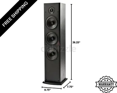 Single piece Polk Audio T50 Home Theater 150W Floor Standing Tower Speaker