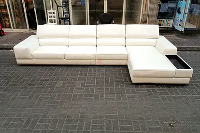 Sofa Marina Home Real Leather L Shape