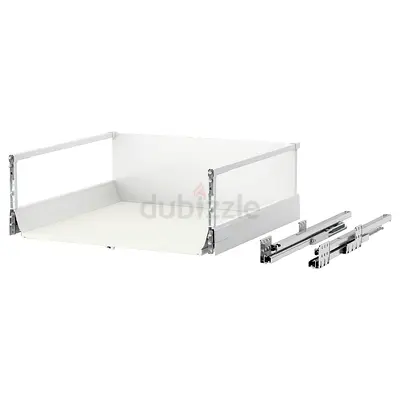 IKEA Kitchen - (x2 Units) MAXIMERA Drawer, High, White, 60x60cm, Soft Closing