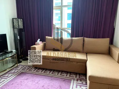 شقة غرفتين وصالة للبيع في أبراج سيتي تاور – النعيمية 3 | إطلالة مفتوحة مع باركن