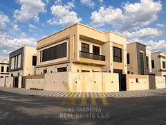 Luxury modern corner villa with 5 master bedrooms behind Al Hamidiya Park – including registration