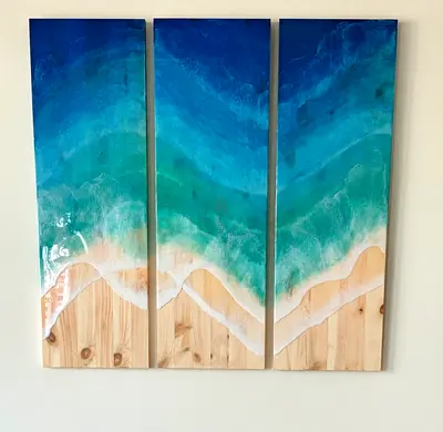 Resin Ocean Painting