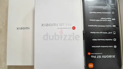 Xiaomi 17t Pro original box with unused accessories