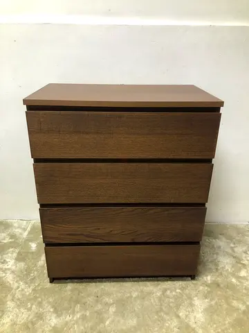 IKEA MALM Chest of 4 drawers BROWN