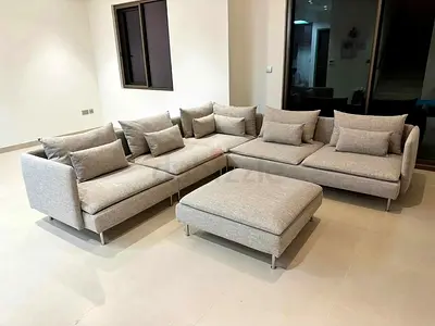 Without ottoman IKEA Sodhremn Corner L Shape Sofa