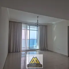 Luxury two-bedroom apartment with a living room | Corniche Residence | Annual rent | Central air con