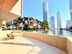 3BR + maid | Big Terrace | Canal Views | Furnished