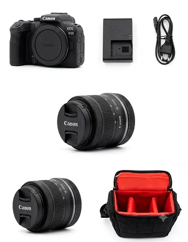 Canon R10 + 2 lenses and bag