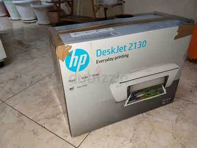 Used HP DeskJet All-in-One Printer - White, working condition