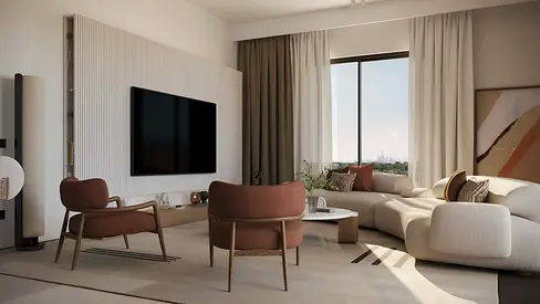 Forest & City Views | 2BR Apartment | Furnished Open-Plan Layout