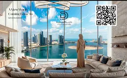 One bedroom and living room for sale in Al Ghaf Tower | No registration fees and flexible payment pl