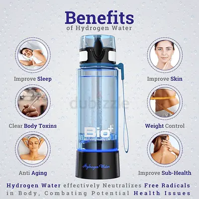 Hydrogen Water Bottle Generator Ionized Hydrogen-Rich Water in 5 Mins