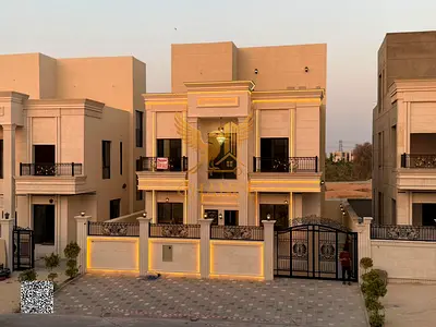 Luxury Classic Villa for Sale in Al Helio2, Ajman | 6 Master Bedrooms | Rooftop | Registration Fees