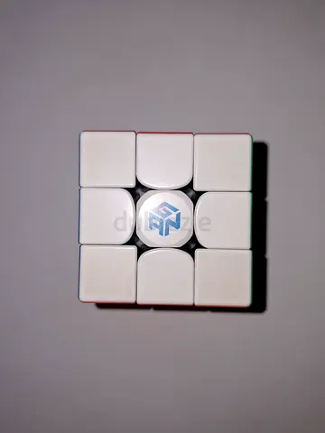 GAN 356 RS 3x3 solved Rubiks cube