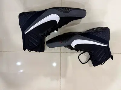 Men's Nike High-Top Boxing/Training Shoes, Black/Grey, Size Unknown