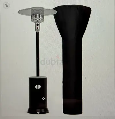 Black Propane Patio Heater with Cover
