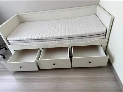 Ikea hemnes day bed with mattress 2