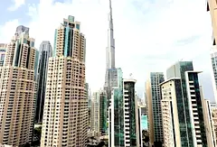 Burj Khalifa View| 2BR+Study | Furnished