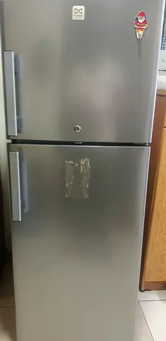 Daewoo Double Door Refrigerator Silver Finish