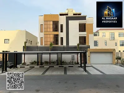 For Sale | Luxury 8-Bedroom Villa with Swimming Pool and Elevator in Al Aaliyah, Ready with Water, Electricity, and Air Conditioning – Ajman