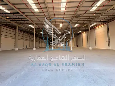 Brand-New Warehouses for Rent in Al Saja'a – Areas up to 350,000 Sq. Ft.