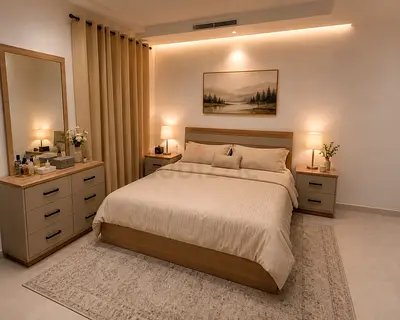 Modern Wooden Bedroom Furniture Set