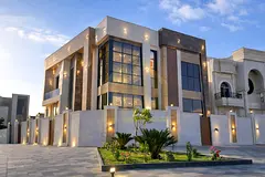 Modern villa with excellent finishing, including electricity, water, and air conditioning, directly 