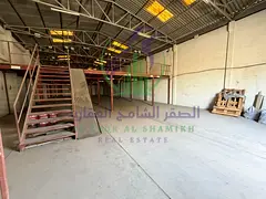 Annual Mezzanine Warehouse for Rent in Industrial Area 2 with 6,000 Sq. Ft. Suitable for Storage and