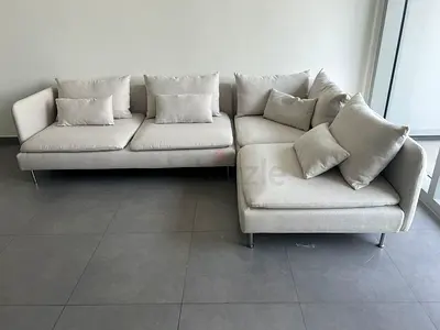 Brand new condition ikea soderhamn corner l shape Sofa beige