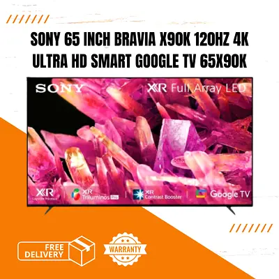 Sony 65 Inch BRAVIA X90K 120Hz 4K Ultra HD Smart Google TV 65X90K