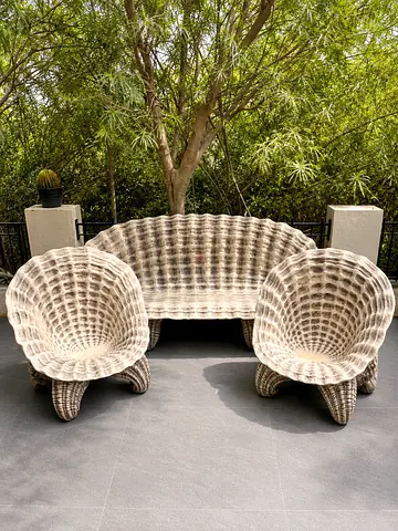 Unique designer Shell-Shaped Decorative sofa and chairs