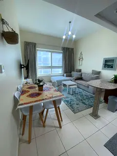 Fully Furnished 1-Bedroom Apartment for Monthly Rent – Dubai land | Al sondos Lilac Building
