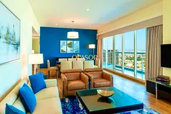 Private Chauffeur Service Package | Sea , Burj & Shk Zayed View | Furnished | Serviced | All Bills I
