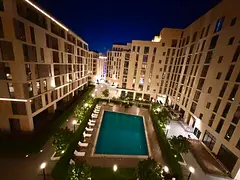 Furnished one-bedroom apartment for monthly rent in Sharjah, Al Mamsha, Muwaileh Commercial.