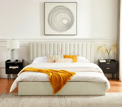Selling storage Brand New Queen bed with mattress good quality double bed family bed Queen size bed