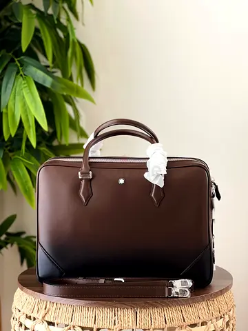 Montblanc Briefcase Double Zip Business Bag