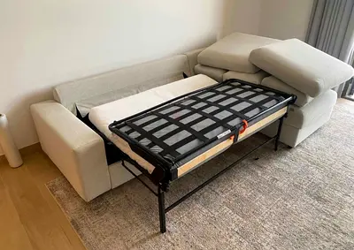 As Perfect Condition IKEA vimle l'shape sofa bed with storage beige color