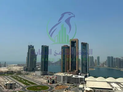 Three Bedroom Apartment in Al Mamzar with Sea View Balcony Master Bedroom Built In Wardrobes and Three Bathrooms
