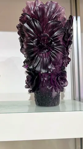 Large Handmade Crystal Decorative Piece - Luxury Art Glass
