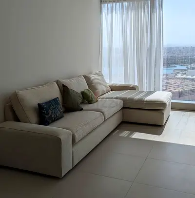 Almost Brand new IKEA Kivik L Shape Sofa Beige