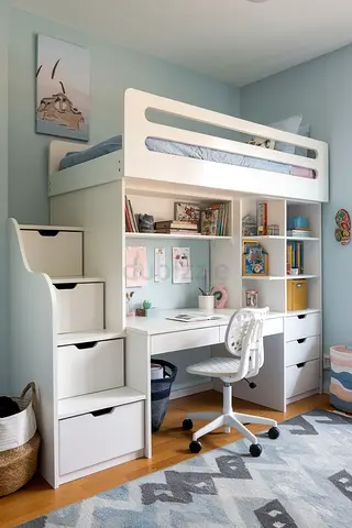 Luxury Loft Beds for Villas Apartments