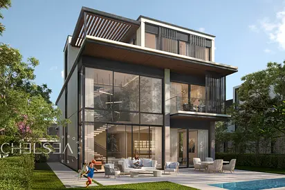 LARGE CORNER VILLA | G+2 VILLA | MIRRORED