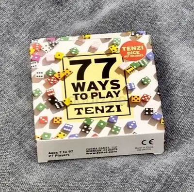 Tenzi - 77 Ways to Play (Dice and Game Rules Booklet)