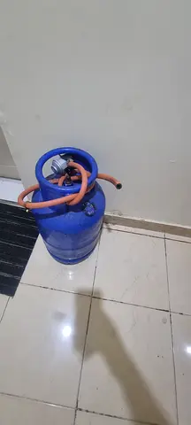 Blue LPG Gas Cylinder with Regulator and Hose