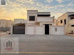 For sale, a villa in Ajman Al Zahia, 4 master rooms, a Majles room, a hall, and a maid’s room, fre