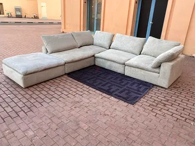 4_ piece's Modular pan Home pianca Sofa without footstool